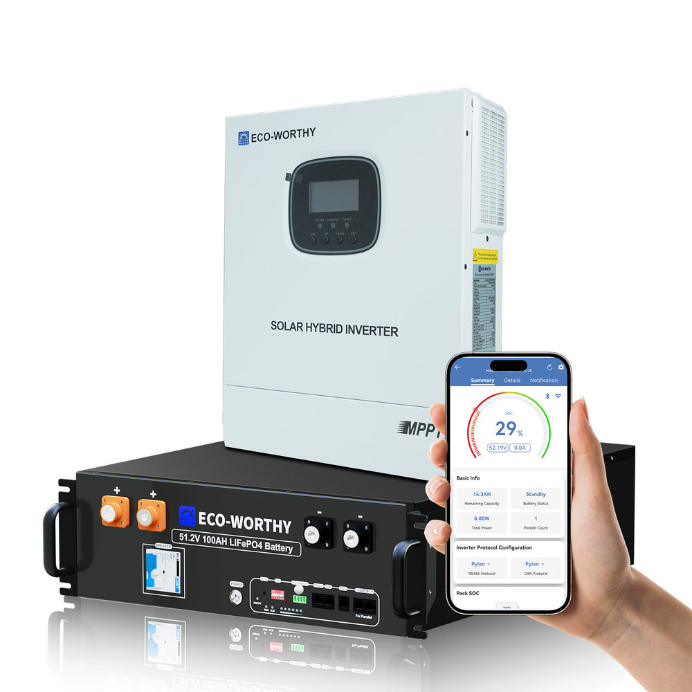 ECO-WORTHY5.12KWhHomeBackupPowerWith48V100AhLiFePO4And3000W48VHybridInverter-01