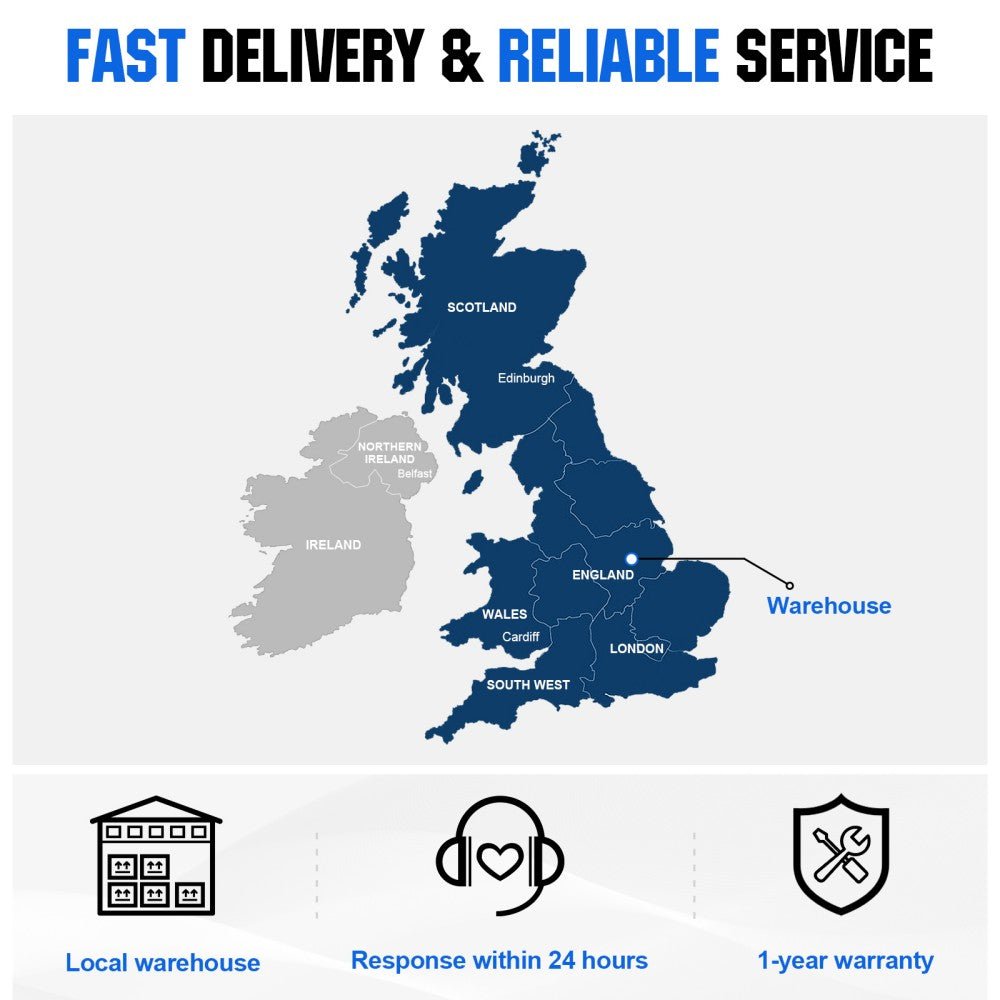 600W Off Grid Pure Sine Wave Inverter 12V to 230V - eco - worthy - uk