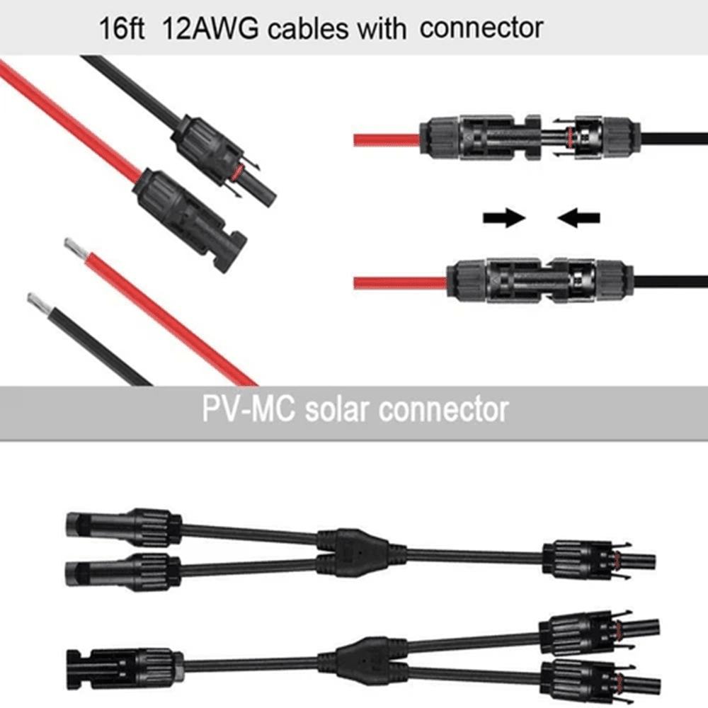 130W 260W 520W 12V 1/2/4 - Panel Off Grid Solar Kits with Lithium Battery - eco - worthy - uk