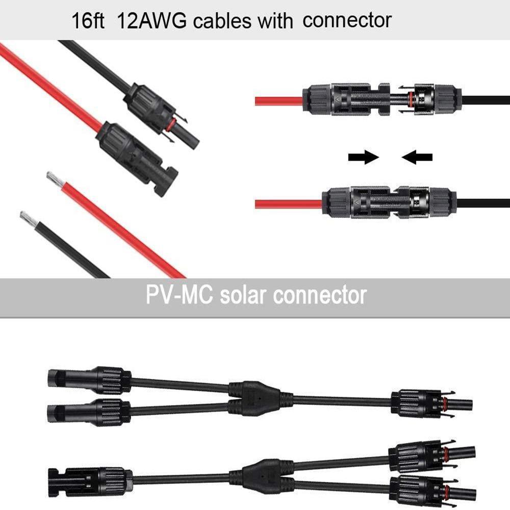 130W 260W 520W 780W 12V Off Grid Solar Kits with 130W Flexible Mono Panel | ECO-WORTHY