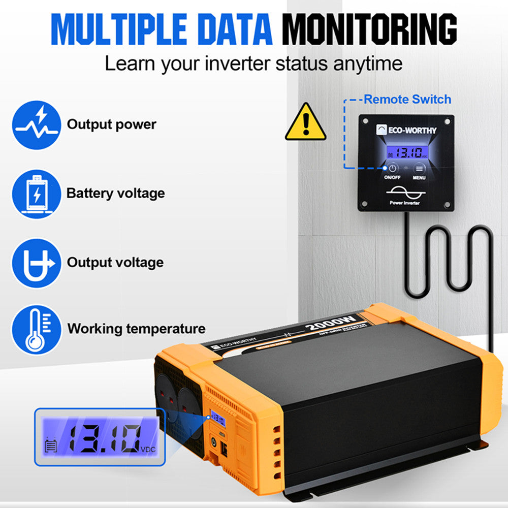 ecoworthy_12V_2000W_power_inverter_pure_sine_wave_5
