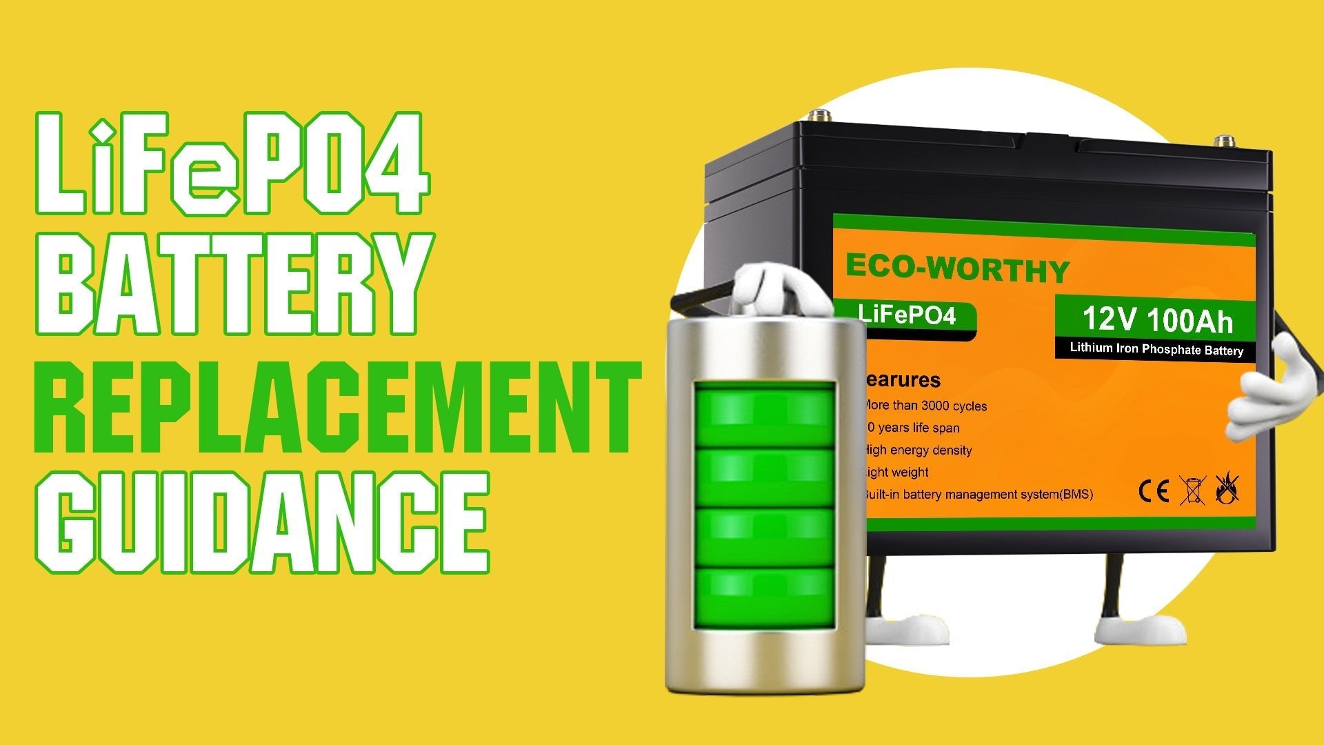 FAQ about how to switch to lithium battery from lead acid battery - eco-worthy-uk