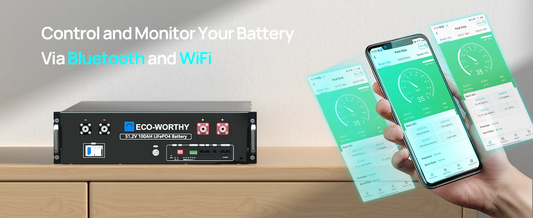 ECO-WORTHY 48V 100Ah Battery: Smart Communication Features
