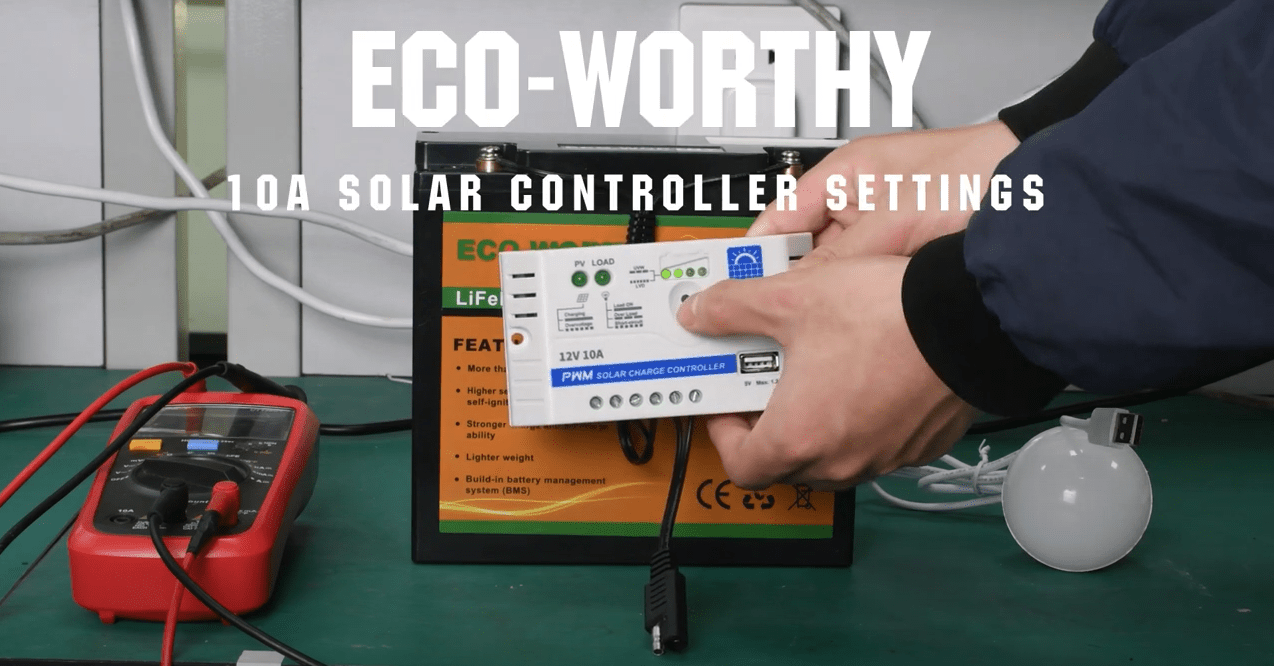 How to change the settings of Eco-worthy 12V 10A white PWM controller - eco-worthy-uk