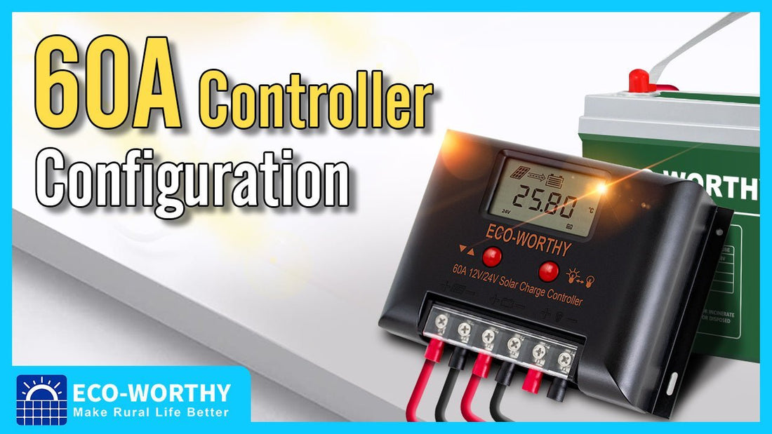 USING INSTRUCTIONS OF Eco-worthy 60A solar controller - eco-worthy-uk