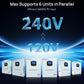 1170W 48V (6x Bifacial 195W) Complete MPPT Off Grid Solar Kit - eco - worthy - uk