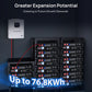 1170W 48V (6x Bifacial 195W) Complete MPPT Off Grid Solar Kit - eco - worthy - uk