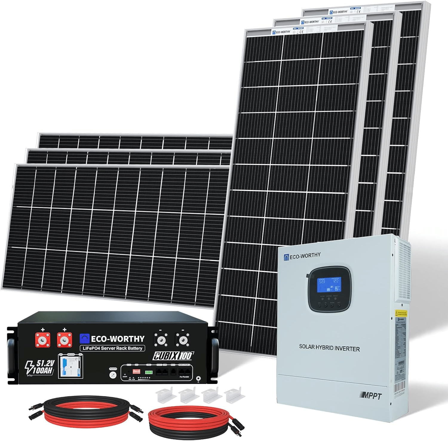 1170W 48V Complete MPPT Off Grid Solar Kit