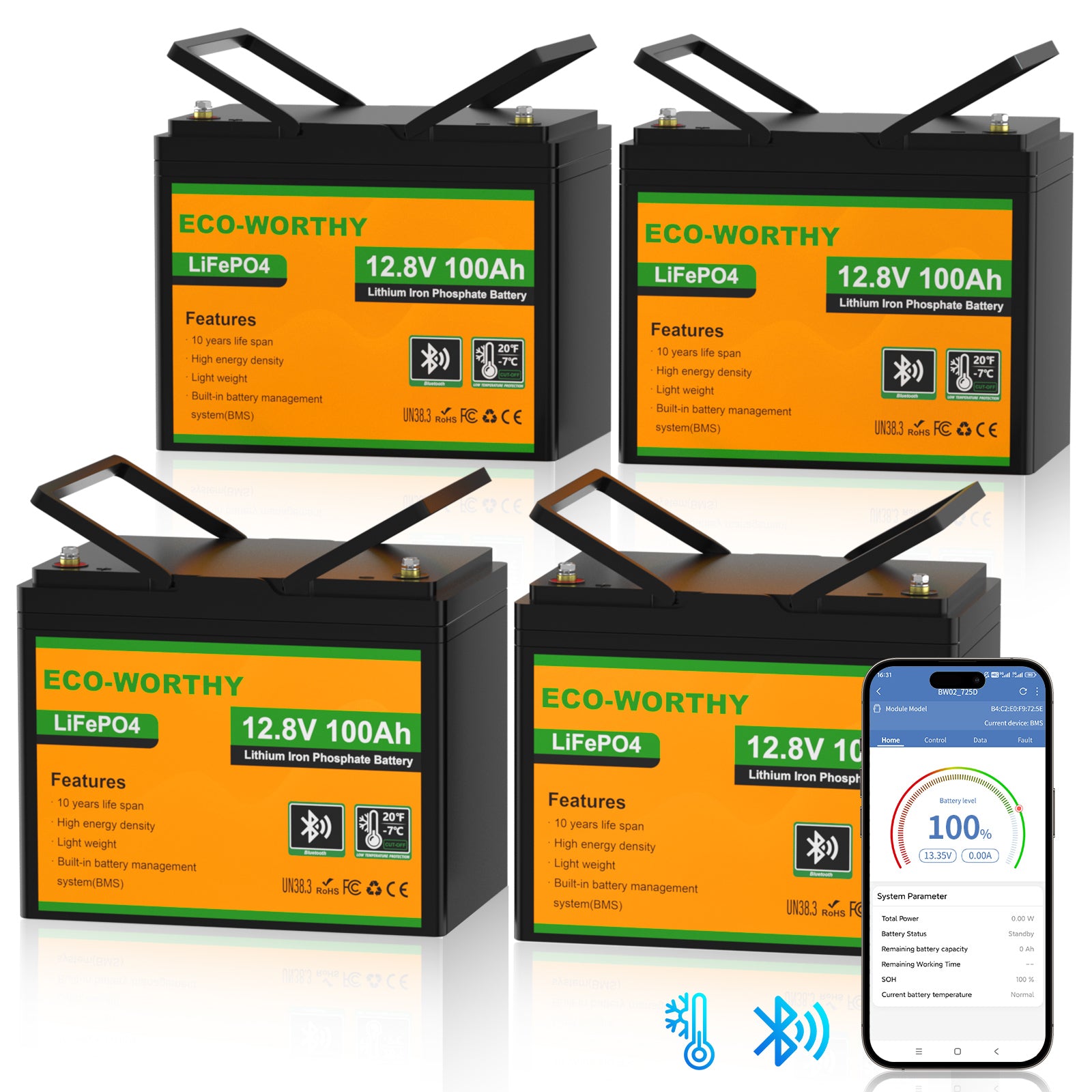 12V_100Ah_LiFePO4_Lithium_Battery_with_Bluetooth_5.0-4_pack