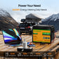 12V 50Ah LiFePO4 Lithium Battery XT60 with Bluetooth and Low Temp Protection - eco - worthy - uk