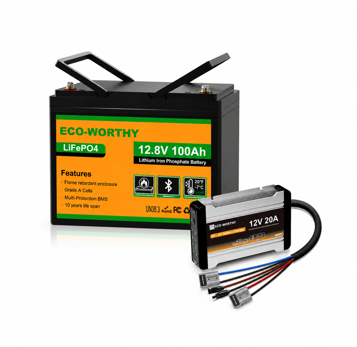 ECO-WORTHY 12V 20A & 40A DC to DC Charger On-Board MPPT Battery Charger - eco-worthy-uk