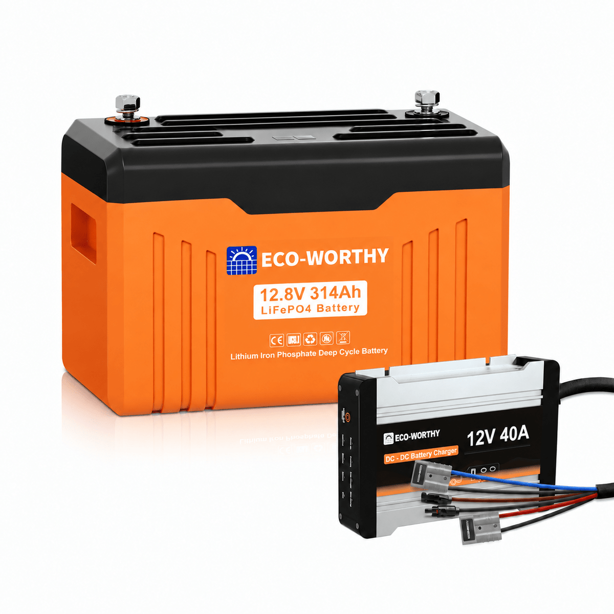 ECO-WORTHY 12V 20A & 40A DC to DC Charger On-Board MPPT Battery Charger - eco-worthy-uk