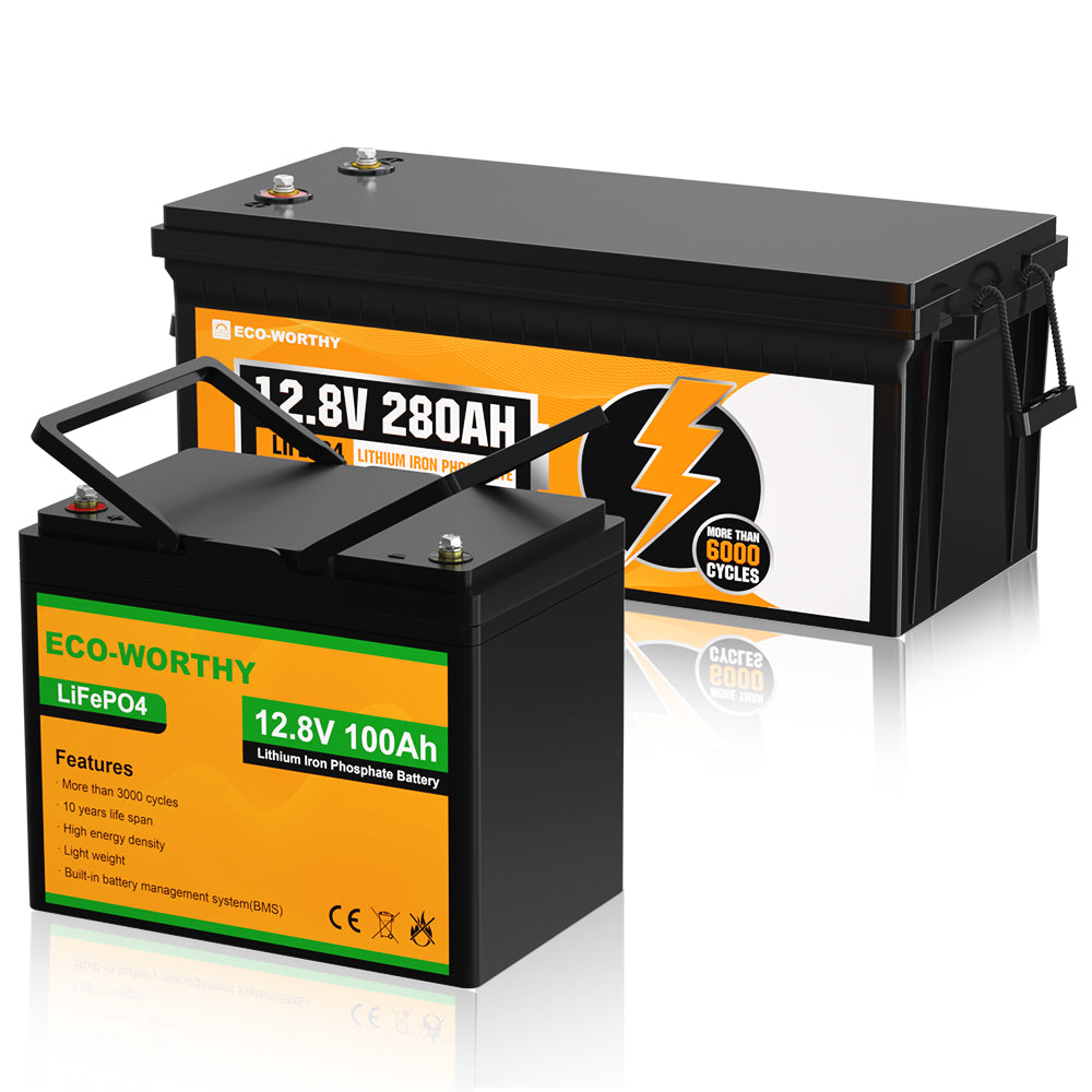 LFP27-12100 LiFePO4 Lithium 12V 1280Wh Deep Cycle Battery