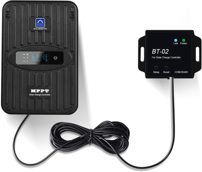 [Refurbished] 40A MPPT Solar Charge Controller 12V/24V DC Input and Bluetooth Module with Wirelessly Remote Control - eco - worthy - uk