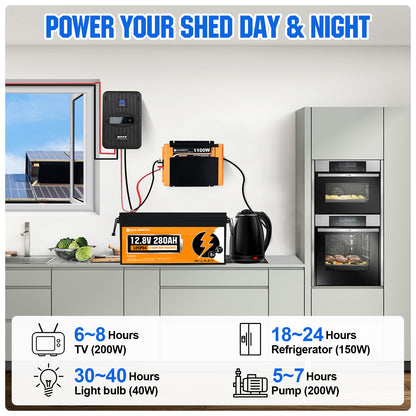 480W 12V (4x Bifacial 120W) Complete MPPT Off Grid Solar Kit - eco - worthy - uk