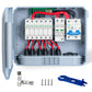 6 String PV Combiner Box Support for 12V24V48V Solar System-1