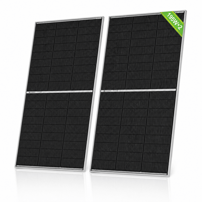 ECO-WORTHY 195W N-Type 18BB Bifacial Solar Panel with 25% High Conversion Efficiency - eco-worthy-uk
