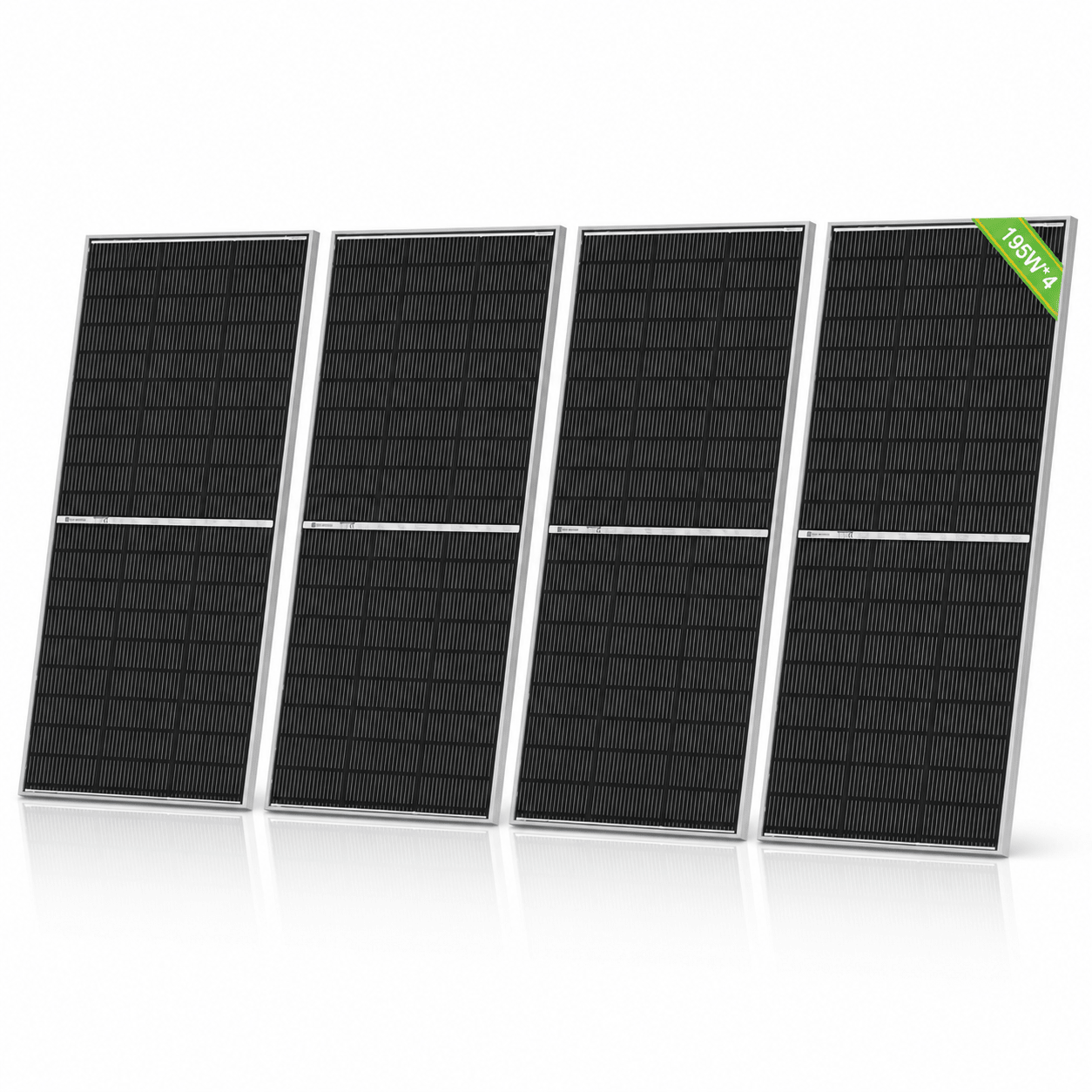 ECO-WORTHY 195W N-Type 18BB Bifacial Solar Panel with 25% High Conversion Efficiency - eco-worthy-uk