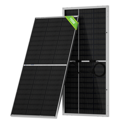 ECO-WORTHY 195W N-Type 18BB Bifacial Solar Panel with 25% High Conversion Efficiency