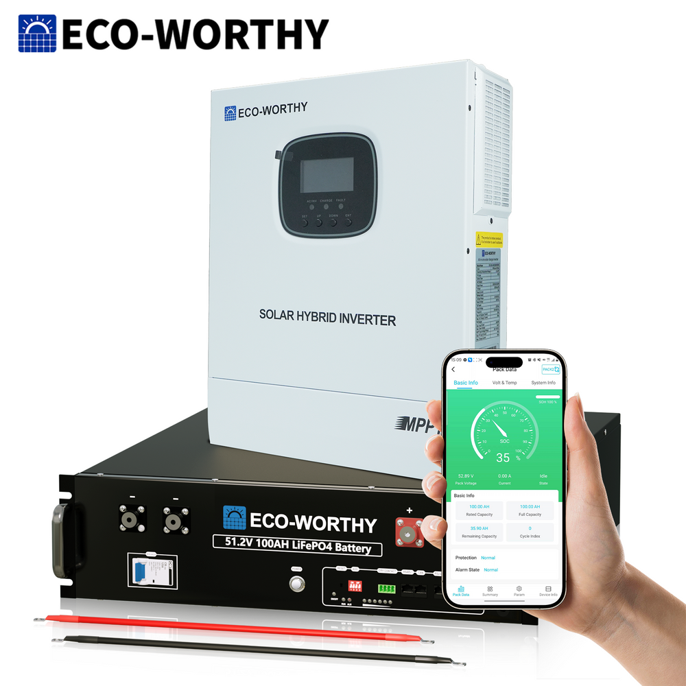 ECO-WORTHY5.12KWhHomeBackupPowerWith48V100AhLiFePO4And3000W48VHybridInverter-01