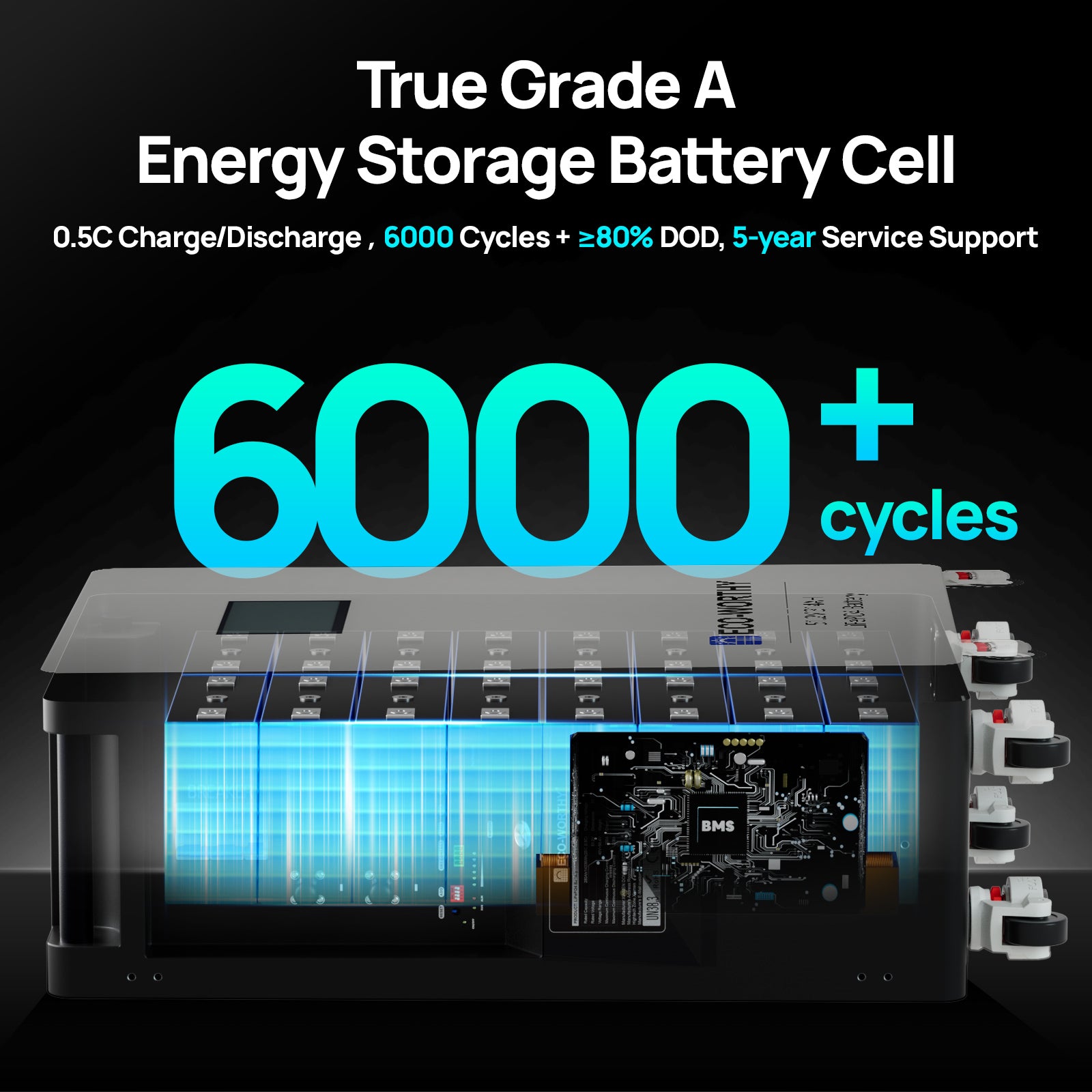 ECO - WORTHY 48v(51.2V) 314Ah LiFePO4 Battery| Solar Battery Backup for Home - eco - worthy - uk