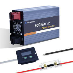 ECO-WORTHY 600W Off Grid Pure Sine Wave Inverter 12V to 230V