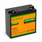 ECO-WORTHY 12V 30Ah LiFePO4 Lithium Battery