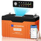 12V 314AH Lifepo4 Lithium Battery Bluetooth with SOC LEDs and Low Temp Protection - eco - worthy - uk