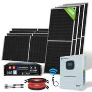 ECO-WORTHY 1560W 48V (8x Bifacial 195W) Complete Off Grid Solar Panel Kit