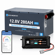 ECO-WORTHY EnergyRock 12V 280Ah Metal Case LiFePO4 Lithium Battery With Bluetooth and low-temp protection