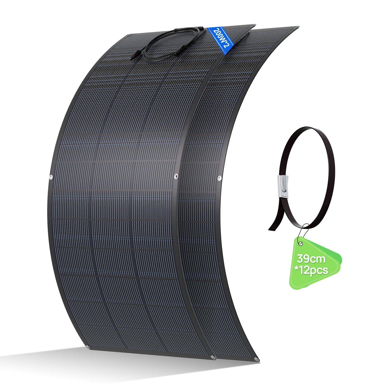 Eco - Worthy 200W 24V Flexible Mono Solar Panel - eco - worthy - uk