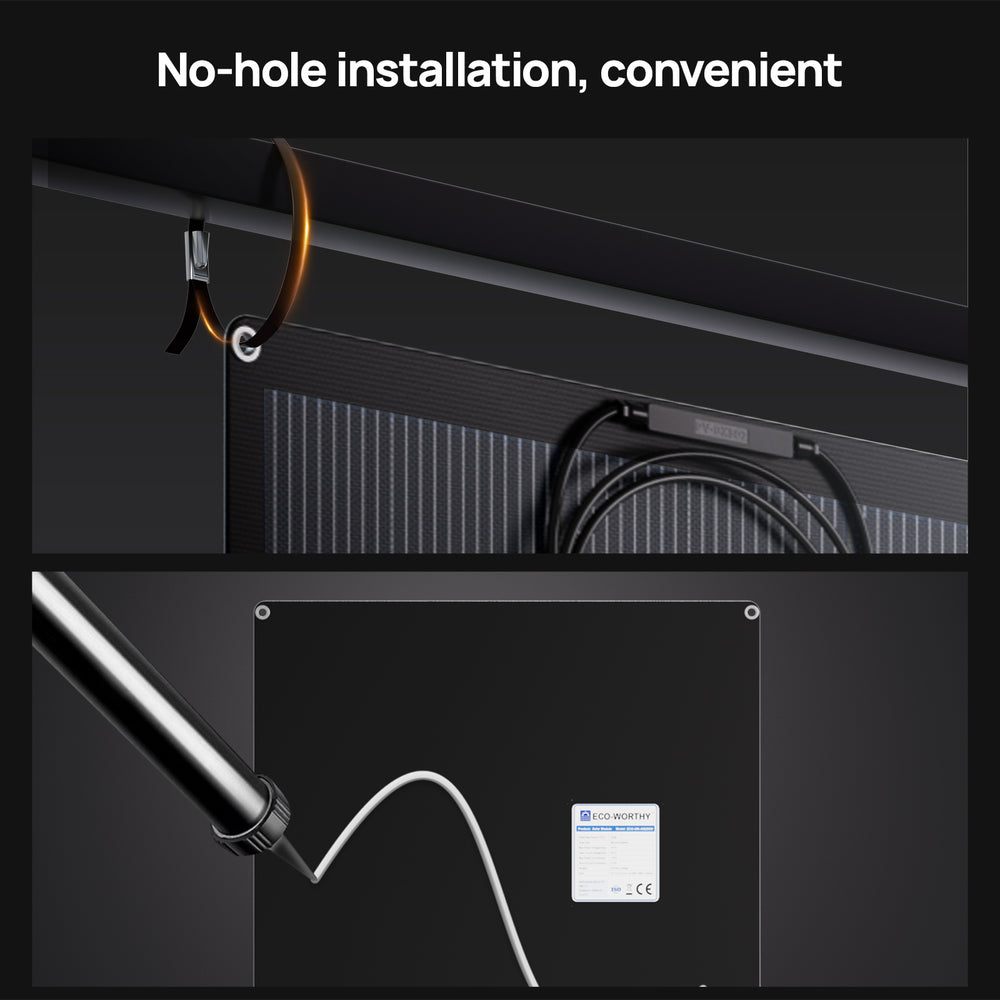 Eco - Worthy 200W 24V Flexible Mono Solar Panel - eco - worthy - uk