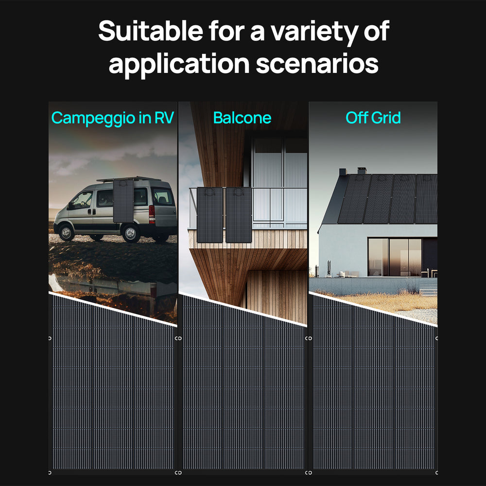 Eco - Worthy 200W 24V Flexible Mono Solar Panel - eco - worthy - uk