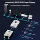 Eco - Worthy 16KWh Home Backup Solar Power Bundle With 48V 314Ah LiFePO4 Lithium Battery and 10000W 48V All - in - One Off Grid Inverter - eco - worthy - uk