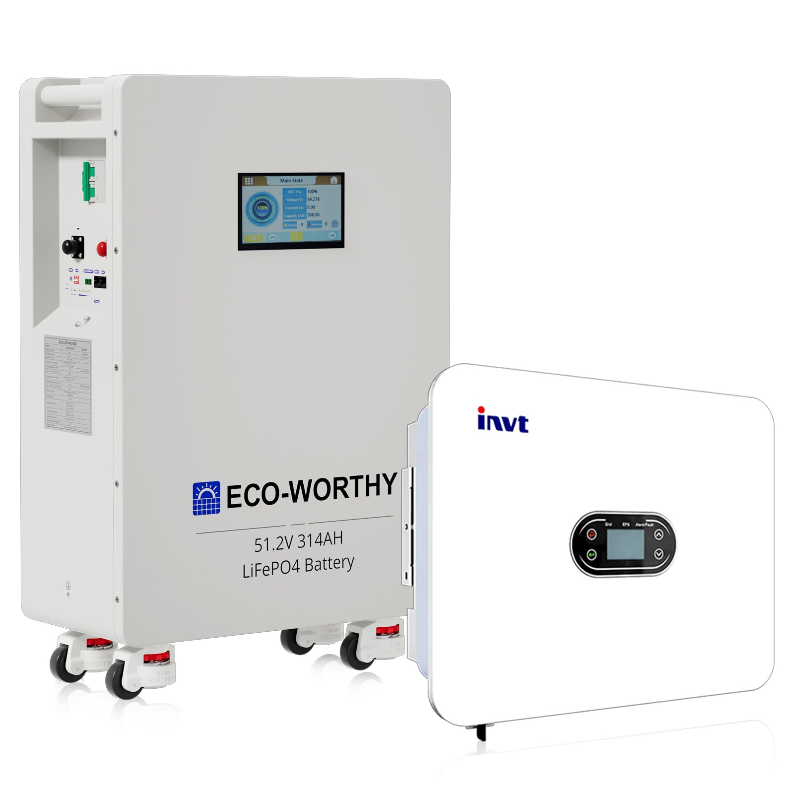 ECO-WORTHY 16kWh Hybrid Energy Storage System with 6kW G99 Inverter - eco-worthy-uk