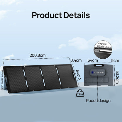 ECO-WORTHY 2400W Portable Power Station with 2048Wh Lithium Battery - eco-worthy-uk
