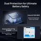 Eco - Worthy 48V 100Ah Server Rack Battery With Bluetooth & Wifi, 5.12kWh Lithium Battery | IEC62619, CEC - eco - worthy - uk
