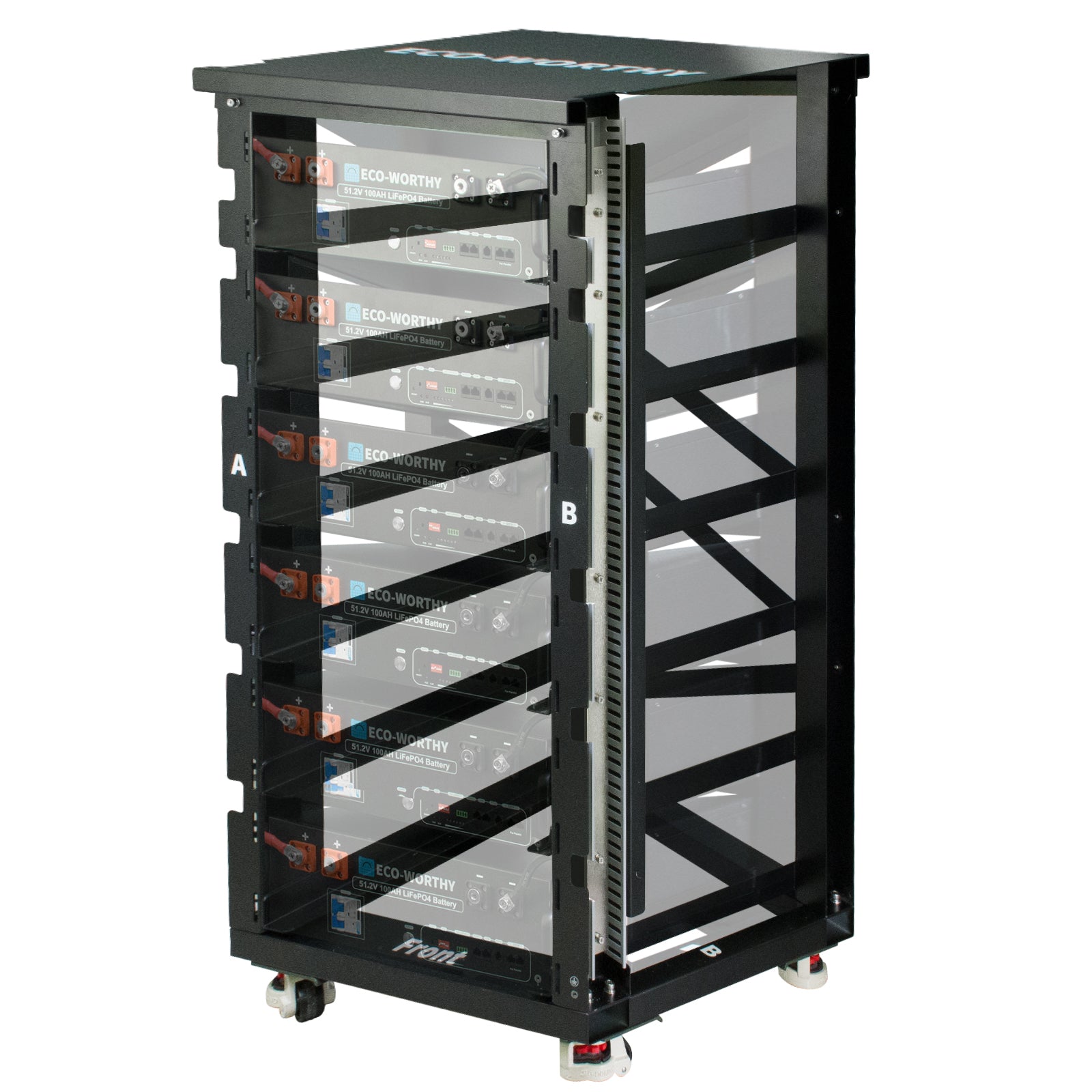 6 Layer 19 Inch Rack Server Rack Battery