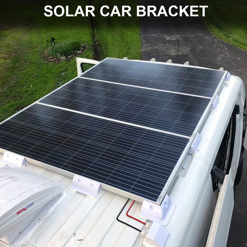 Eco-Worthy White Color Solar Panel Mounting Brackets for RV, Boats, Motorhomes - eco-worthy-uk
