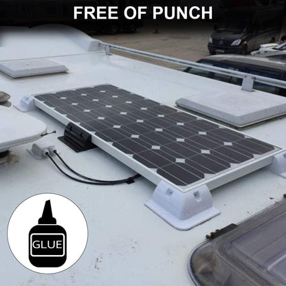 Eco-Worthy White Color Solar Panel Mounting Brackets for RV, Boats, Motorhomes - eco-worthy-uk