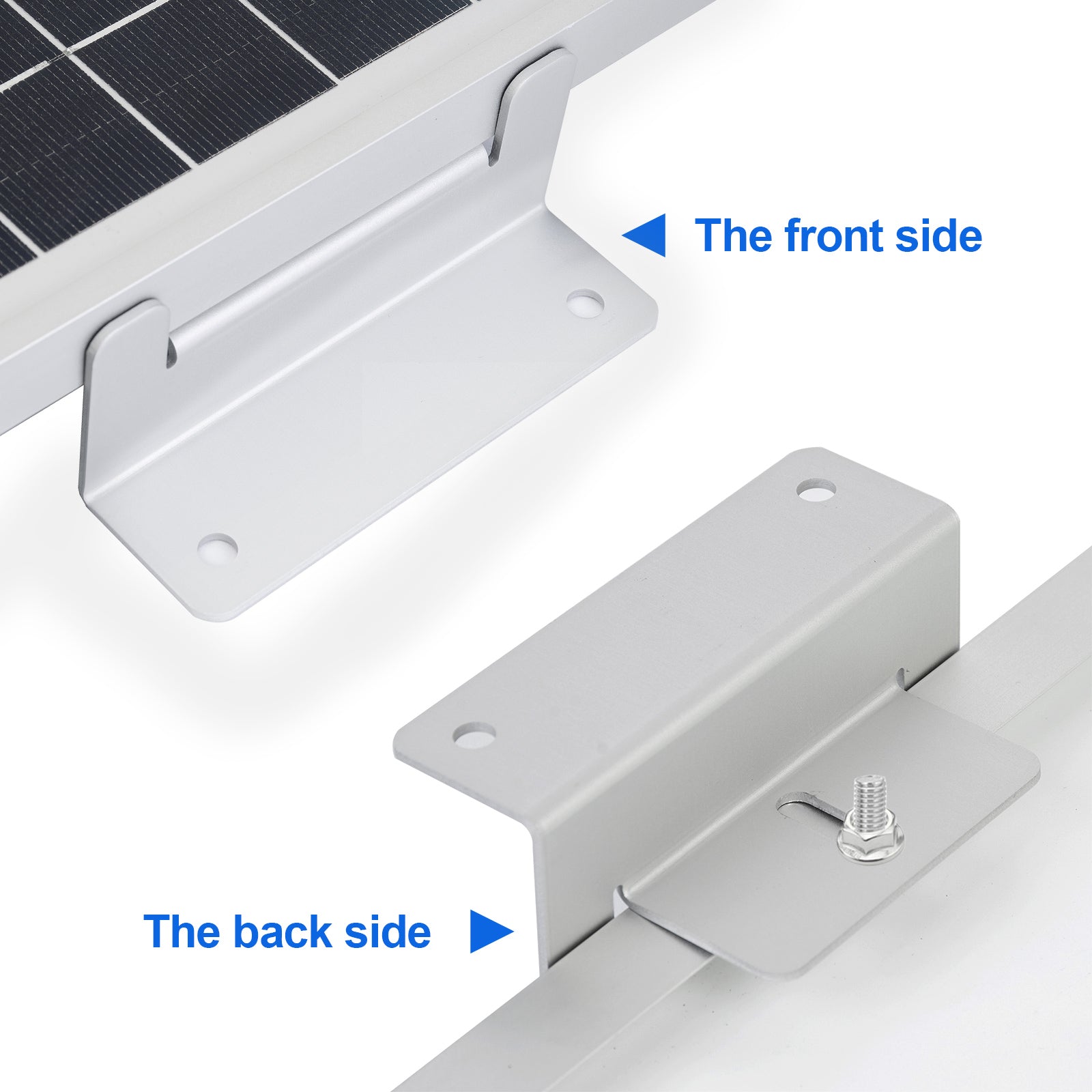 Eco-Worthy Z Style Solar Panel Mounting Brackets with Nuts and Bolts - eco-worthy-uk