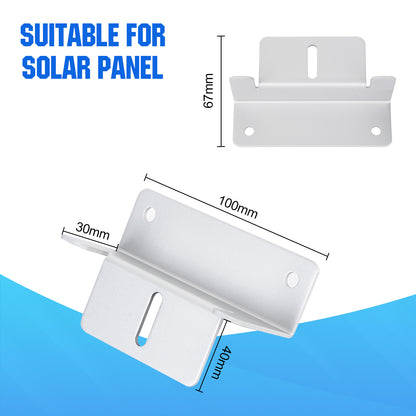 Eco-Worthy Z Style Solar Panel Mounting Brackets with Nuts and Bolts - eco-worthy-uk