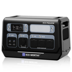 Eco Worthy 2400W Portable Power Station with 2048Wh Lithium Battery