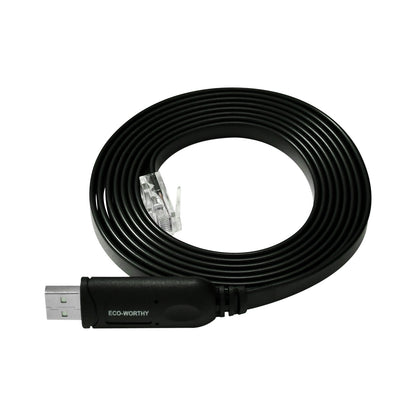 RS232/RS485 to USB Adapt Cable for Server Rack Battery & PC Communication - eco - worthy - uk