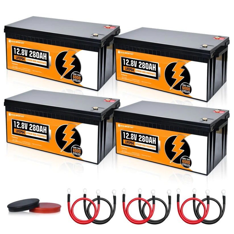 12V 280Ah LiFePO4 Lithium Battery Deep Cycle & 15Year Life