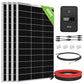 480W 12V (4x Bifacial 120W) Complete MPPT Off Grid Solar Kit