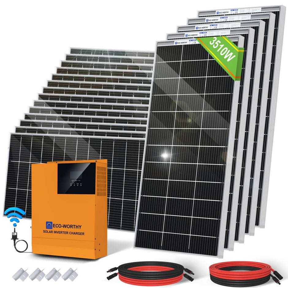 High-Efficiency Solar Panel Kits | 100W to 4800W Off-Grid Power Solutions