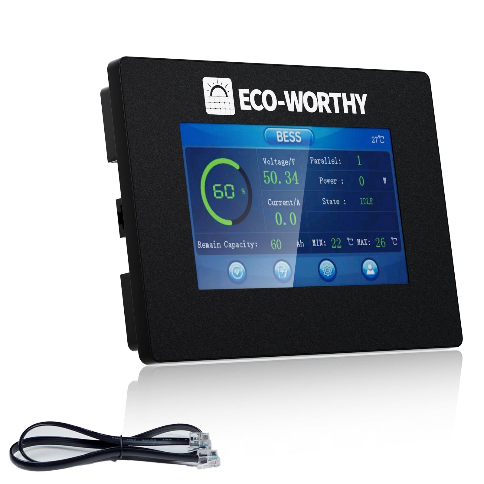 ESM100 Battery Monitor Cubix Series Wall Mount Batteries