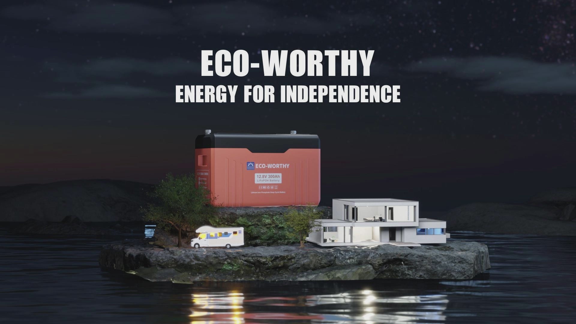 12V 300AH Lifepo4 Lithium Battery Bluetooth with SOC LEDs and Low Temp Protection