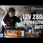 12V 280Ah LiFePO4 Lithium Battery